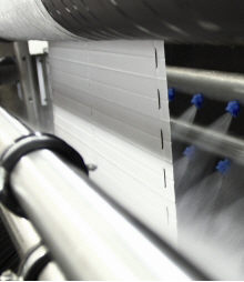 Reinigung eines Plissees in der TFR 2200